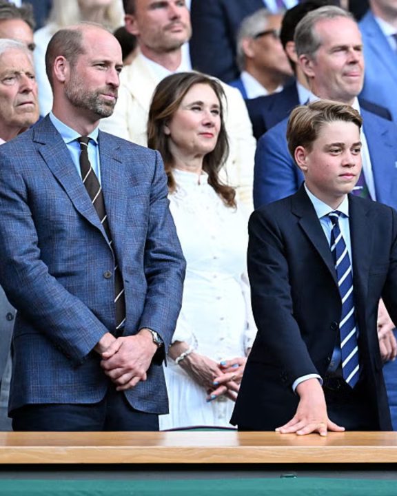 Príncipe William e Príncipe George em Wimbledon