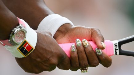 Unha de cristal de Serena Williams em Wimbledon