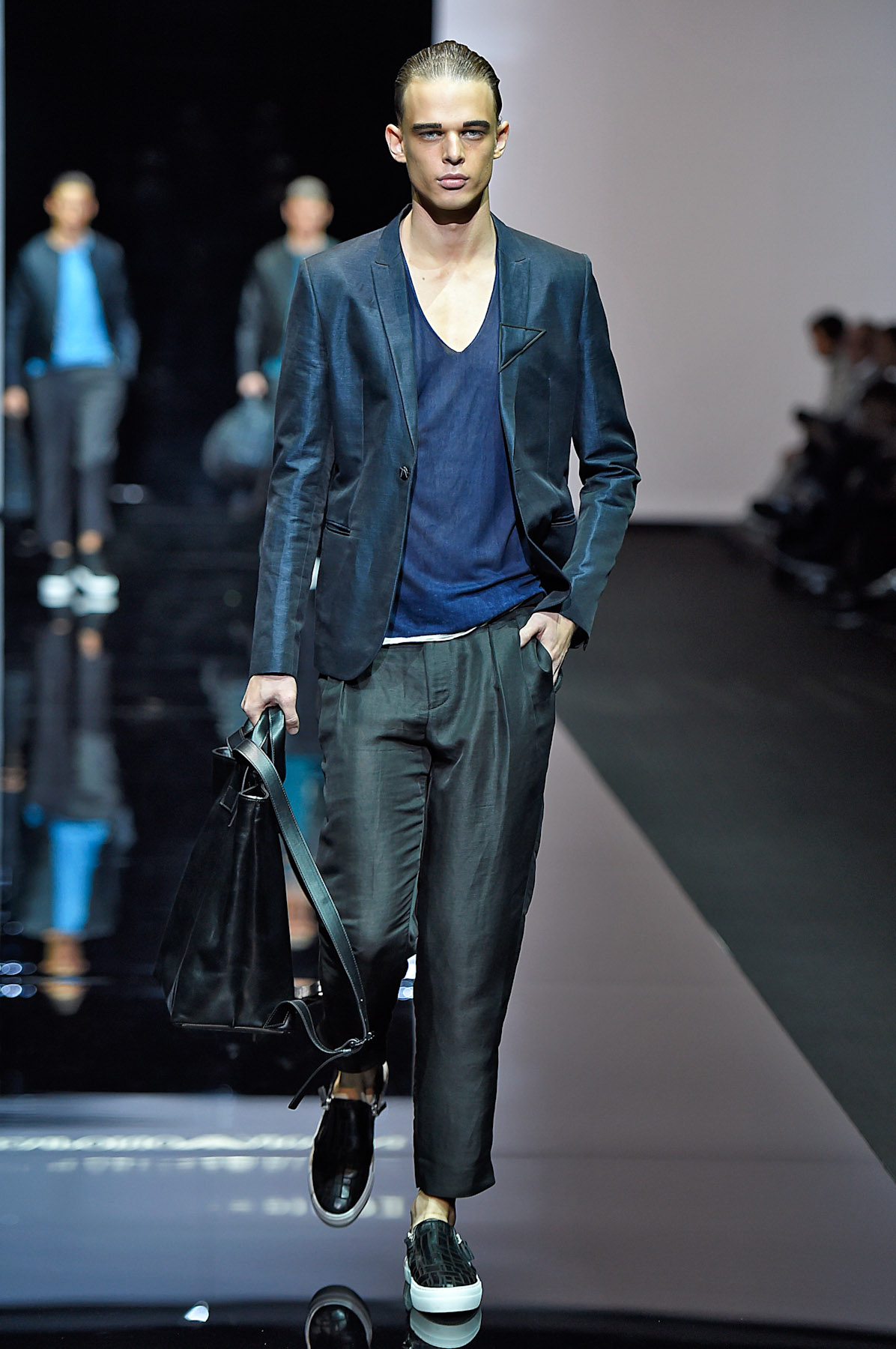 Emporio ArmaniMenswear Spring Summer 2015 Milan Fashion Week June 2014