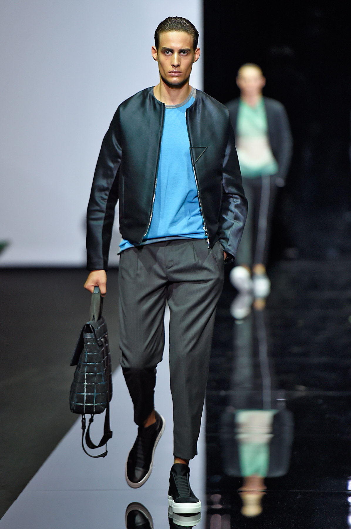 Emporio ArmaniMenswear Spring Summer 2015 Milan Fashion Week June 2014