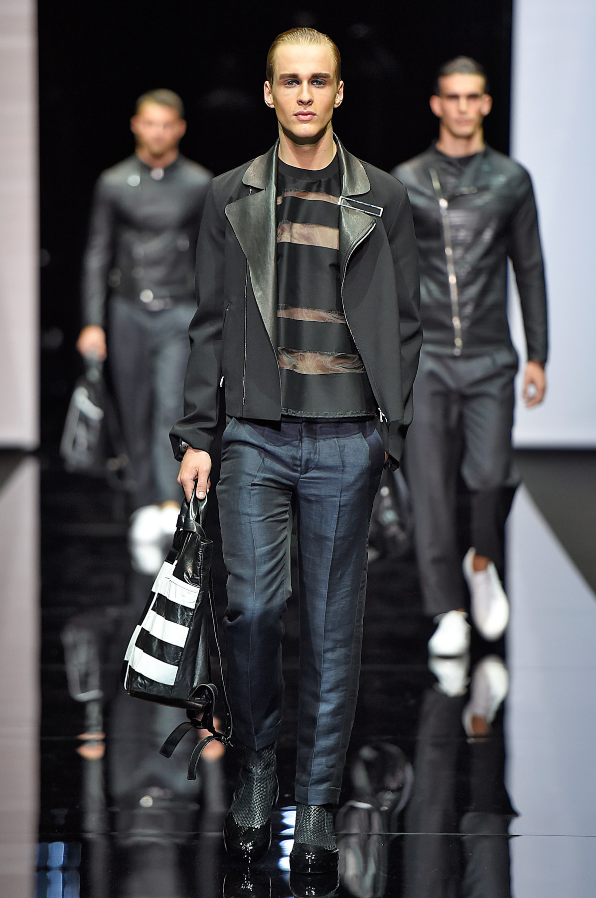 Emporio ArmaniMenswear Spring Summer 2015 Milan Fashion Week June 2014