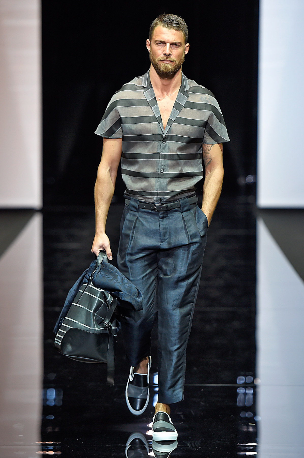Emporio ArmaniMenswear Spring Summer 2015 Milan Fashion Week June 2014