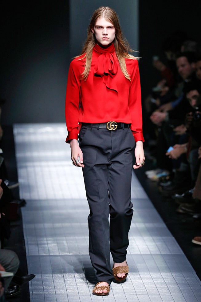 Gucci Milan Menswear Fall Winter 2015 January 2015