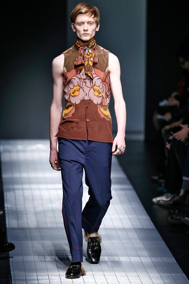 Gucci Milan Menswear Fall Winter 2015 January 2015