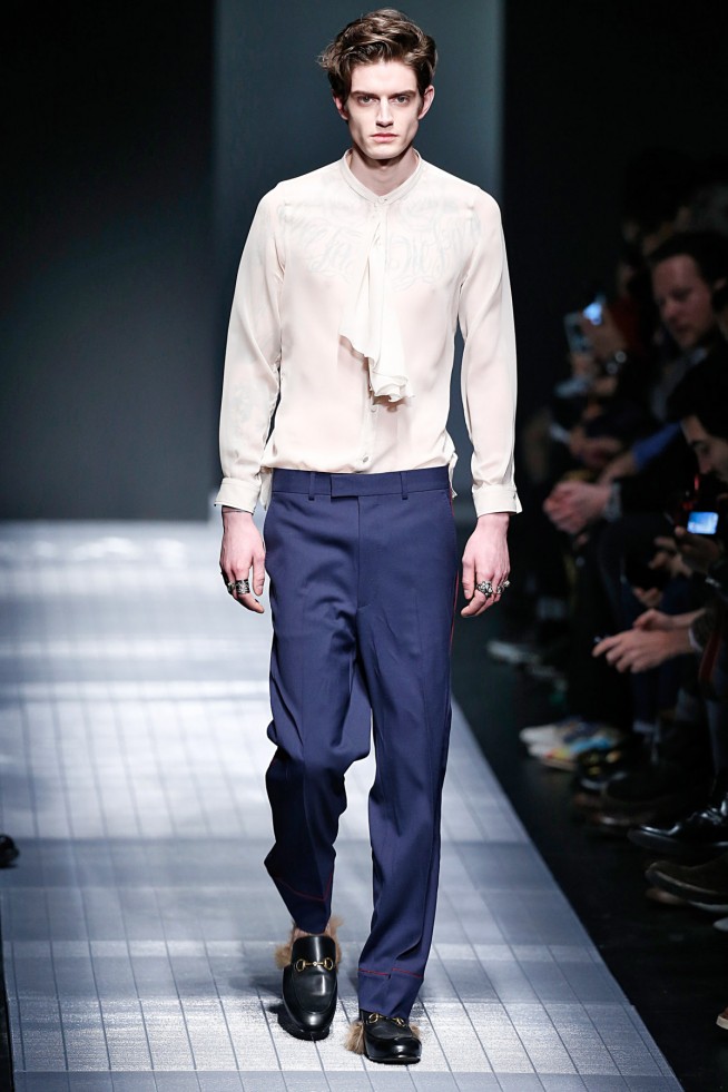 Gucci Milan Menswear Fall Winter 2015 January 2015