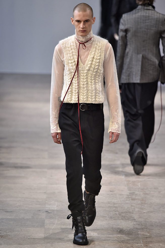 Ann Demeulemeester Paris Menswear Fall Winter 2017 January 2017