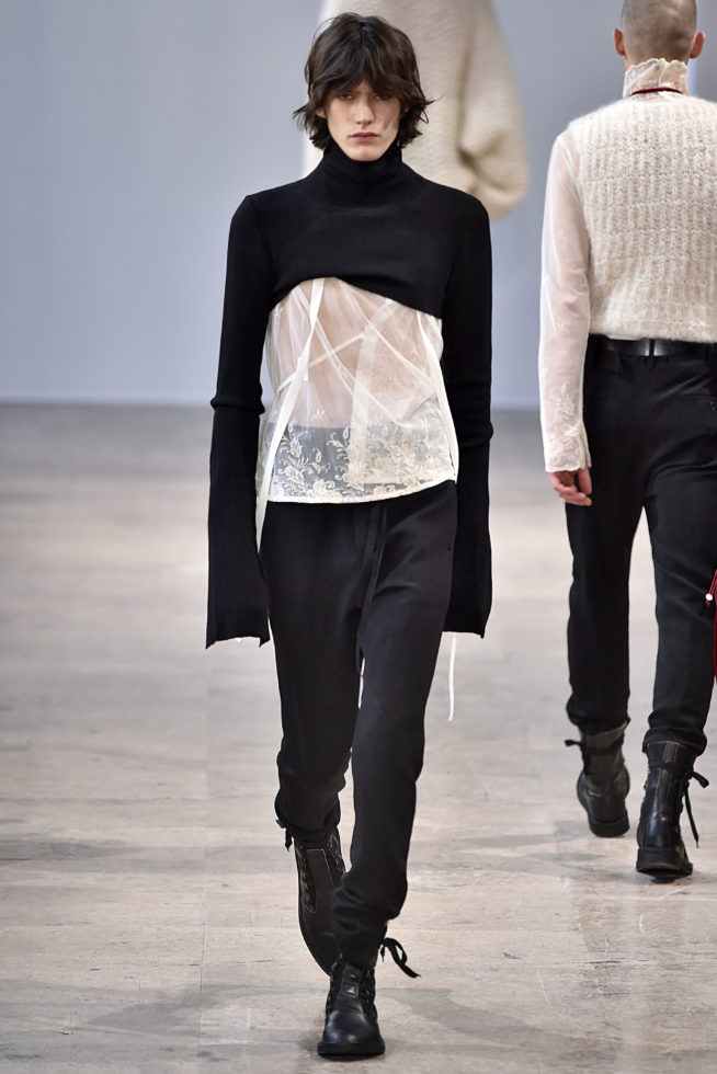 Ann Demeulemeester Paris Menswear Fall Winter 2017 January 2017