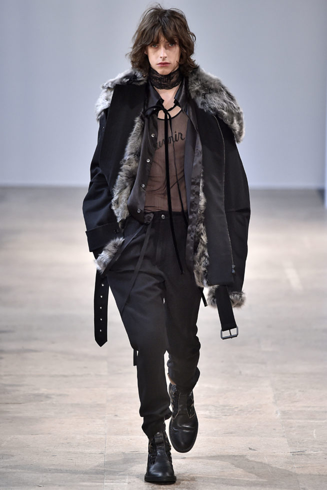 Ann Demeulemeester Paris Menswear Fall Winter 2017 January 2017