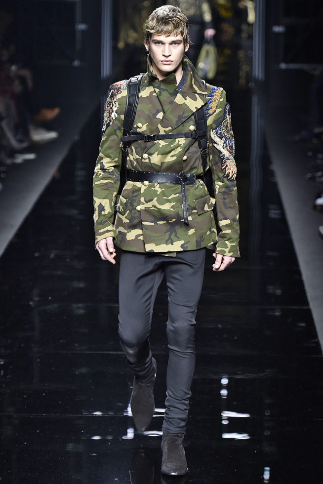 Balmain Paris Menswear Fall Winter 2017 - January 2017