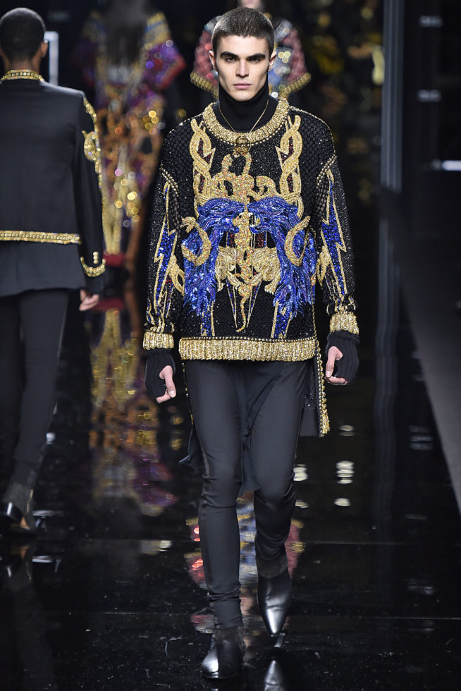Balmain Paris Menswear Fall Winter 2017 - January 2017