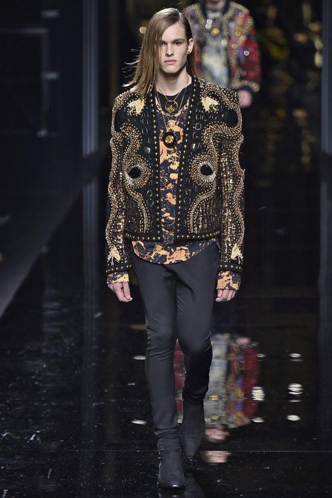 Balmain Paris Menswear Fall Winter 2017 - January 2017