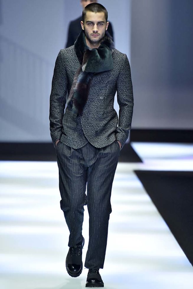 Emporio Armani Milan Menswear Fall Winter 2017 January 2017
