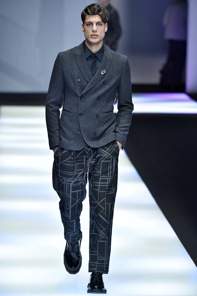 Emporio Armani Milan Menswear Fall Winter 2017 January 2017