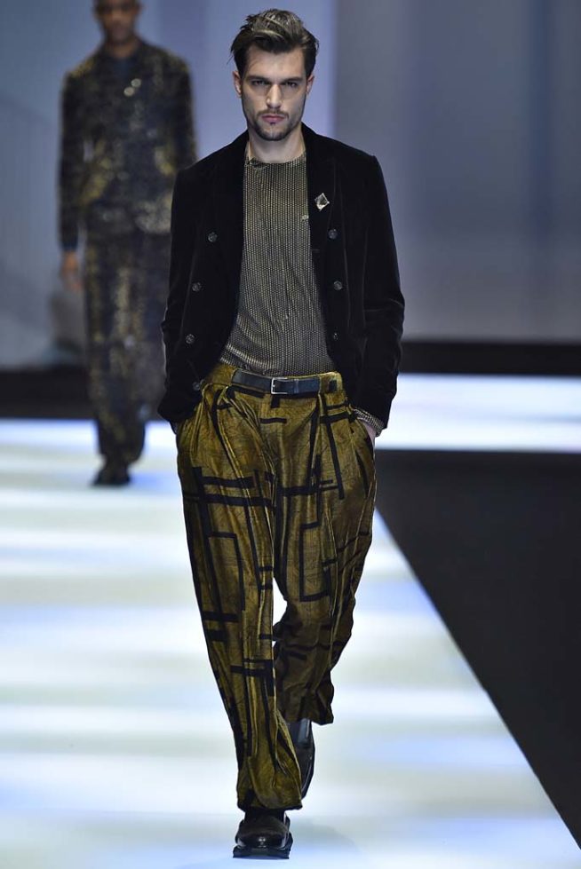 Emporio Armani Milan Menswear Fall Winter 2017 January 2017