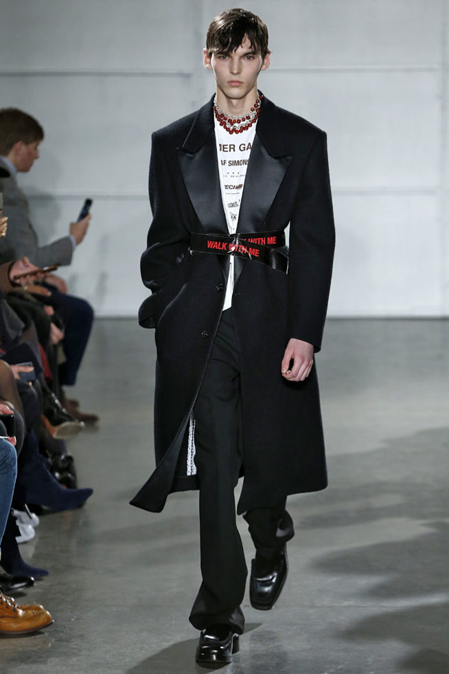 Raf Simons New York Menswear FW17 New York Jan Feb 2017