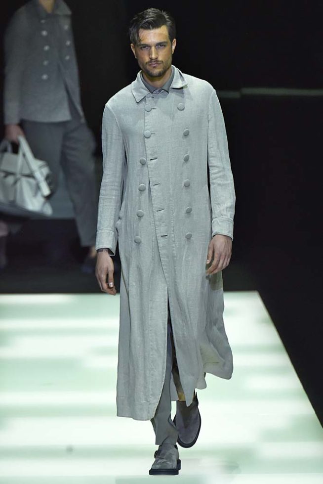 Giorgio Armani Milan Menswear Spring Summer 2018 Milan  June 2017
