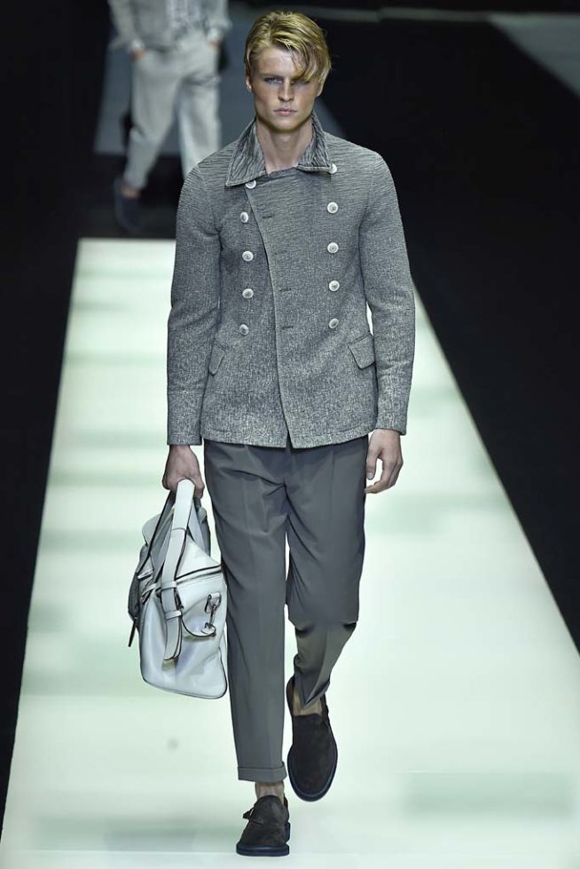 Giorgio Armani Milan Menswear Spring Summer 2018 Milan  June 2017