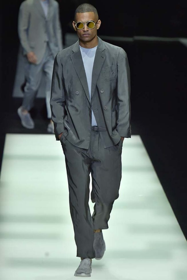 Giorgio Armani Milan Menswear Spring Summer 2018 Milan  June 2017