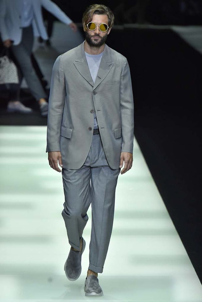 Giorgio Armani Milan Menswear Spring Summer 2018 Milan  June 2017