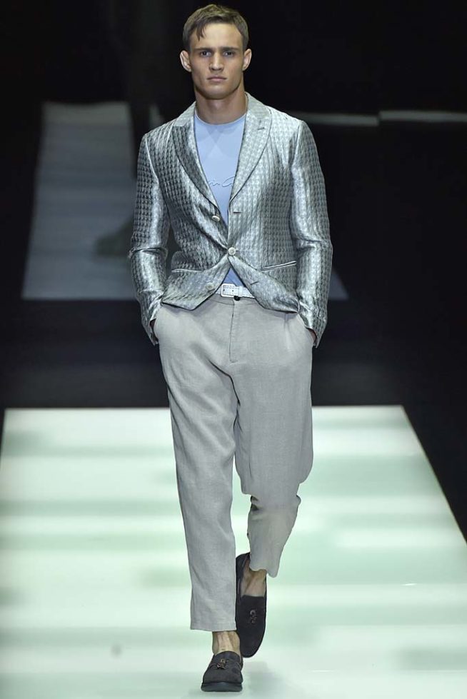 Giorgio Armani Milan Menswear Spring Summer 2018 Milan  June 2017