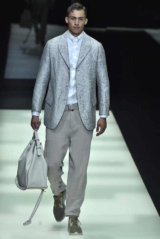 Giorgio Armani Milan Menswear Spring Summer 2018 Milan  June 2017