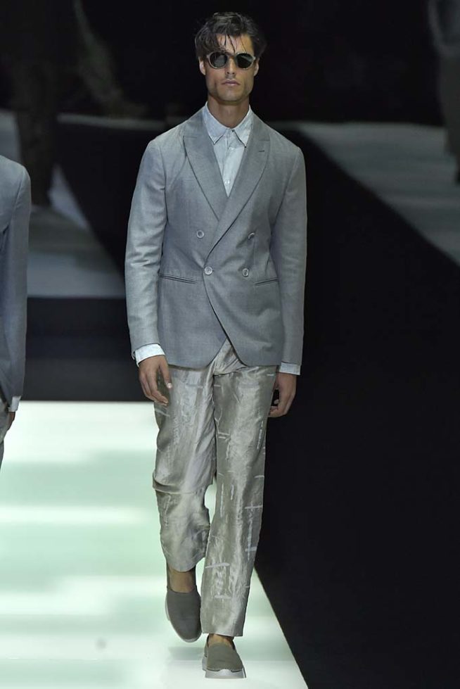 Giorgio Armani Milan Menswear Spring Summer 2018 Milan  June 2017