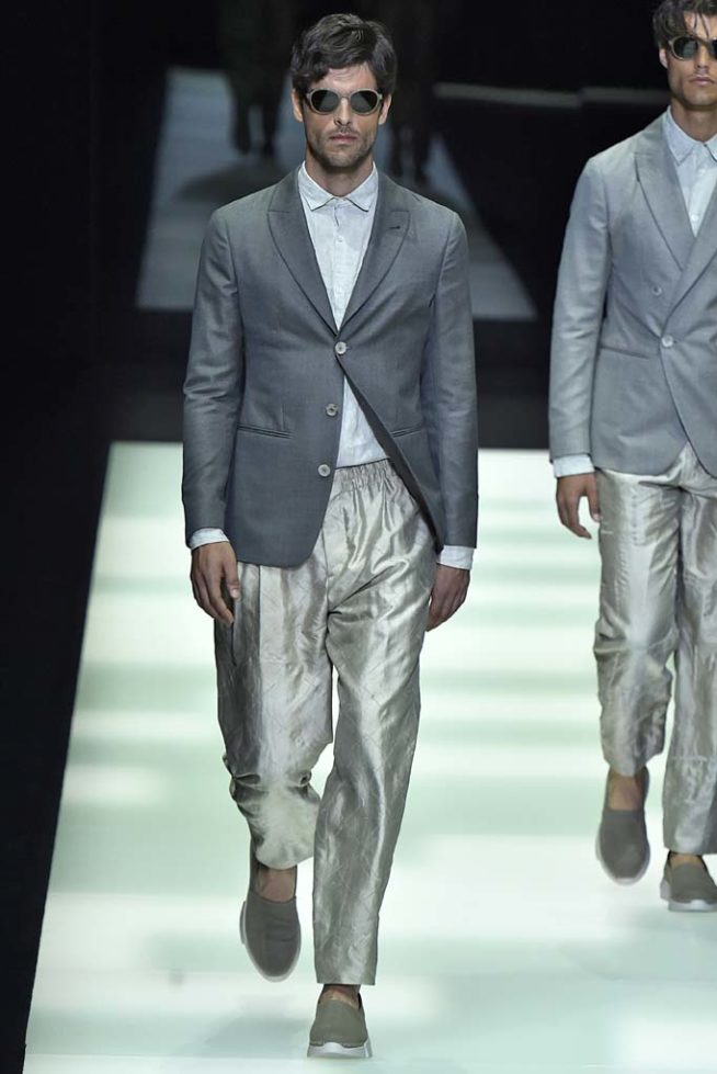 Giorgio Armani Milan Menswear Spring Summer 2018 Milan  June 2017