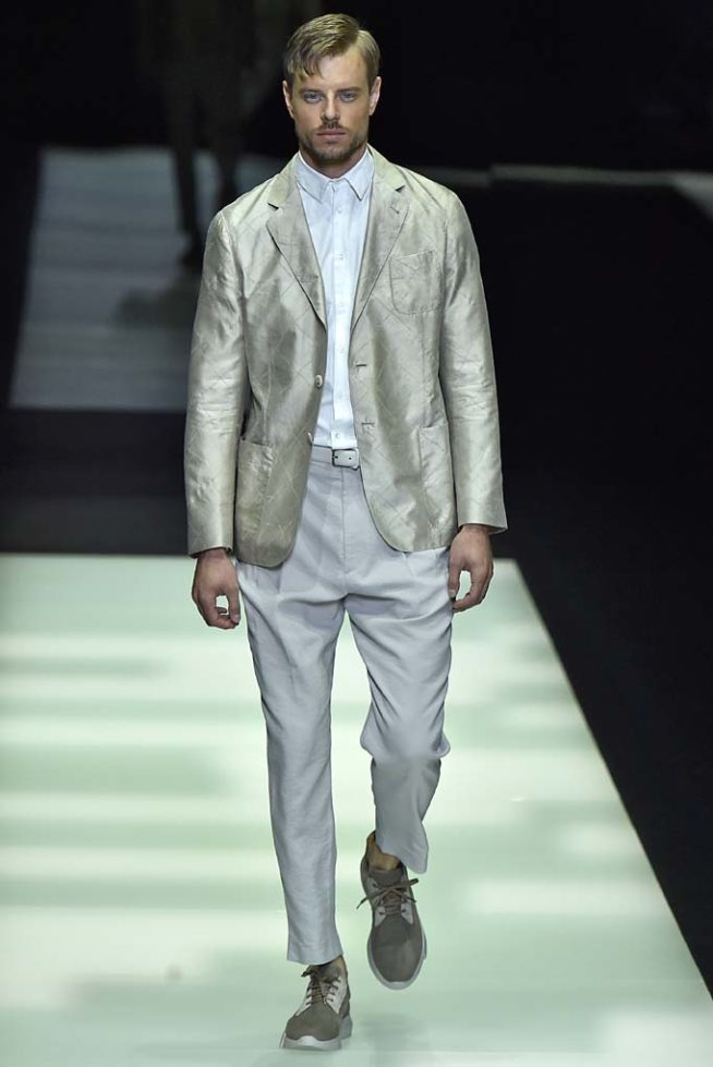 Giorgio Armani Milan Menswear Spring Summer 2018 Milan  June 2017