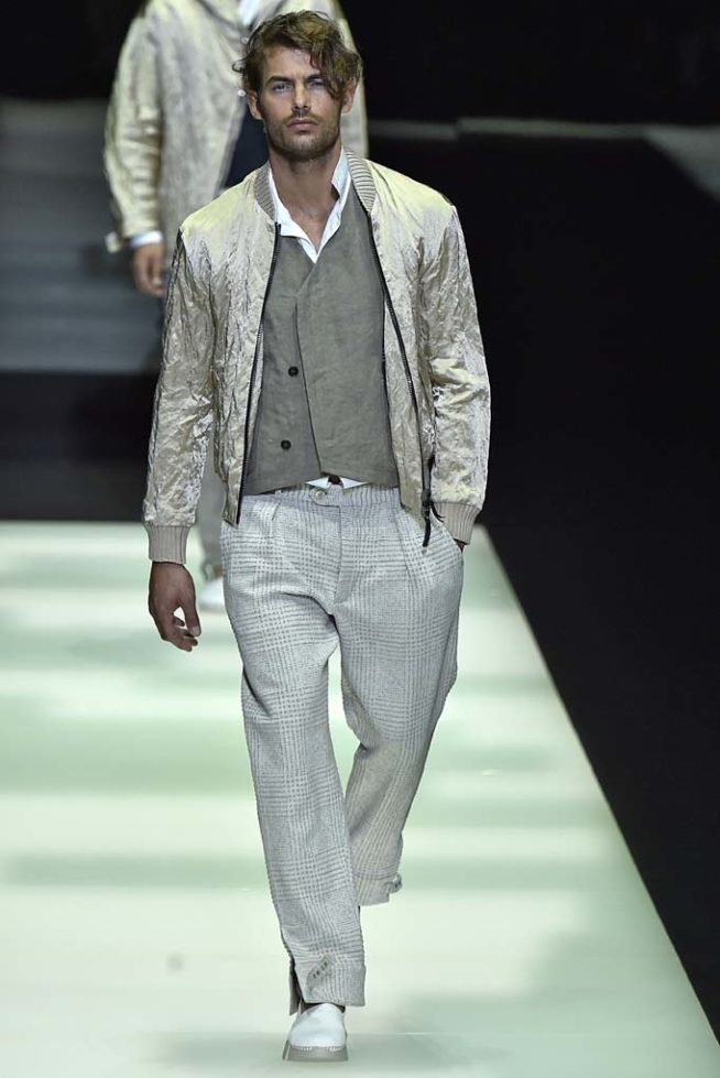 Giorgio Armani Milan Menswear Spring Summer 2018 Milan  June 2017