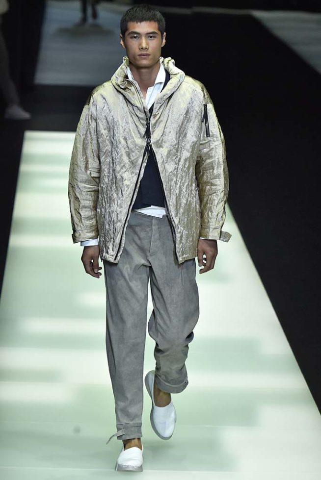 Giorgio Armani Milan Menswear Spring Summer 2018 Milan  June 2017
