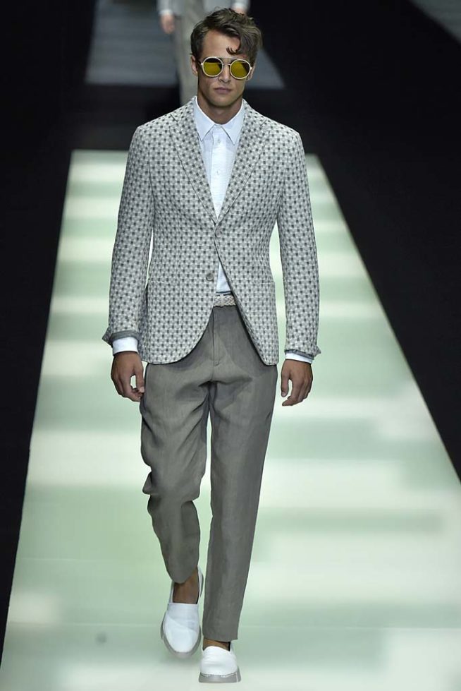 Giorgio Armani Milan Menswear Spring Summer 2018 Milan  June 2017