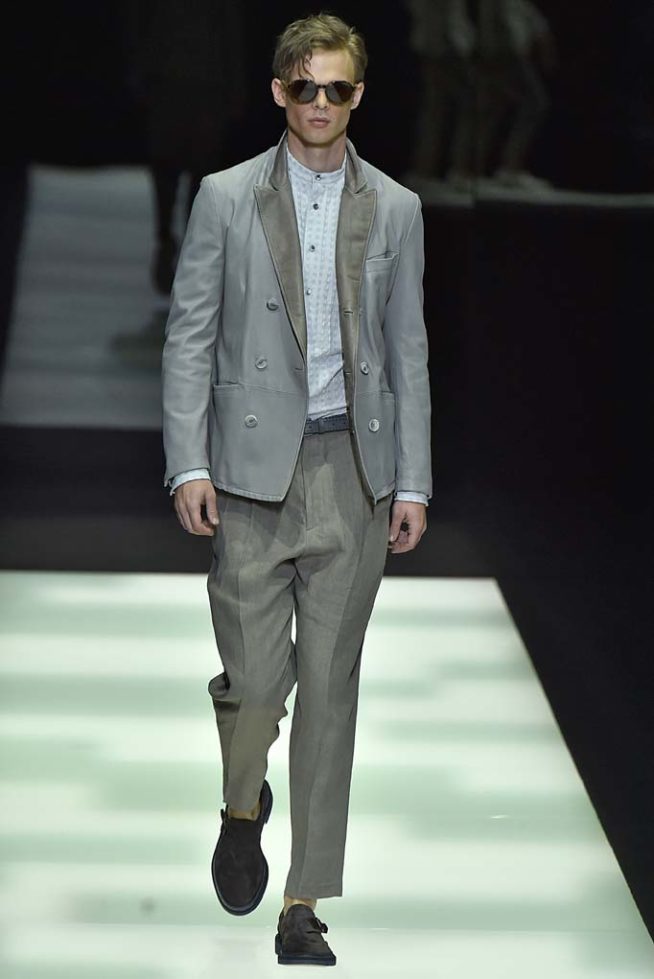Giorgio Armani Milan Menswear Spring Summer 2018 Milan  June 2017