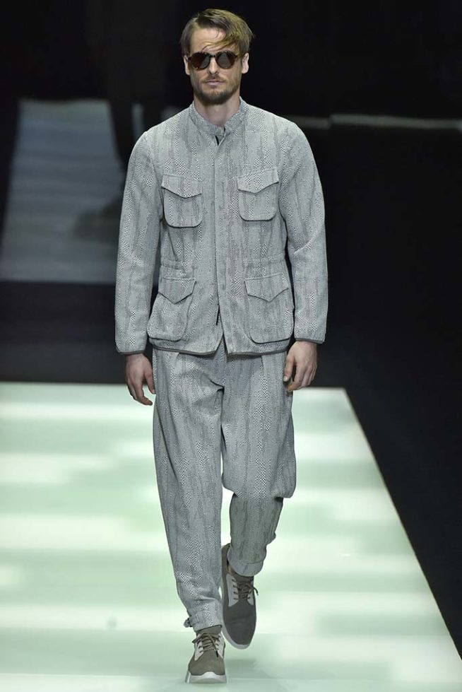 Giorgio Armani Milan Menswear Spring Summer 2018 Milan  June 2017