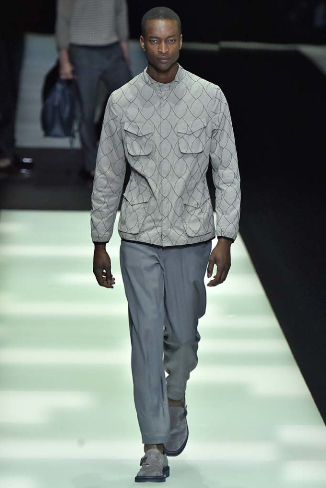 Giorgio Armani Milan Menswear Spring Summer 2018 Milan  June 2017