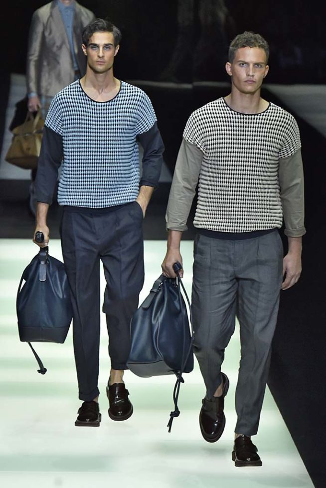 Giorgio Armani Milan Menswear Spring Summer 2018 Milan  June 2017