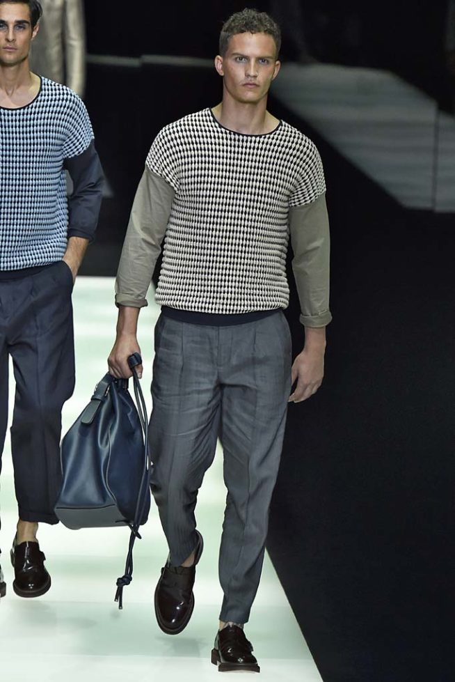 Giorgio Armani Milan Menswear Spring Summer 2018 Milan  June 2017