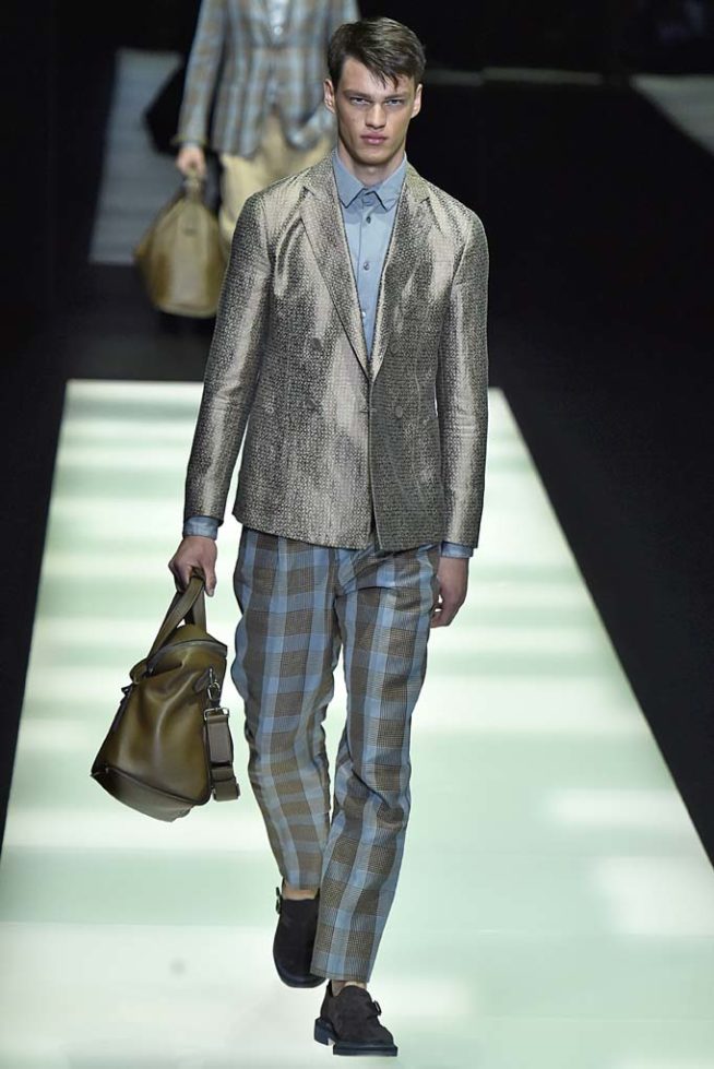 Giorgio Armani Milan Menswear Spring Summer 2018 Milan  June 2017