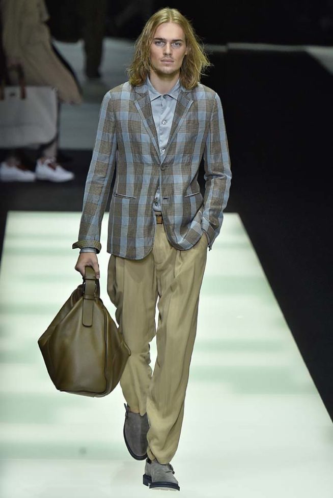 Giorgio Armani Milan Menswear Spring Summer 2018 Milan  June 2017