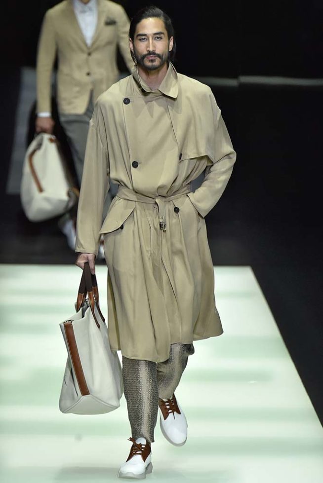 Giorgio Armani Milan Menswear Spring Summer 2018 Milan  June 2017