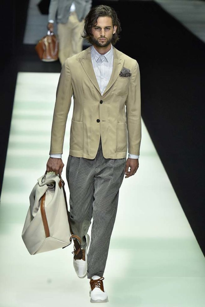 Giorgio Armani Milan Menswear Spring Summer 2018 Milan  June 2017