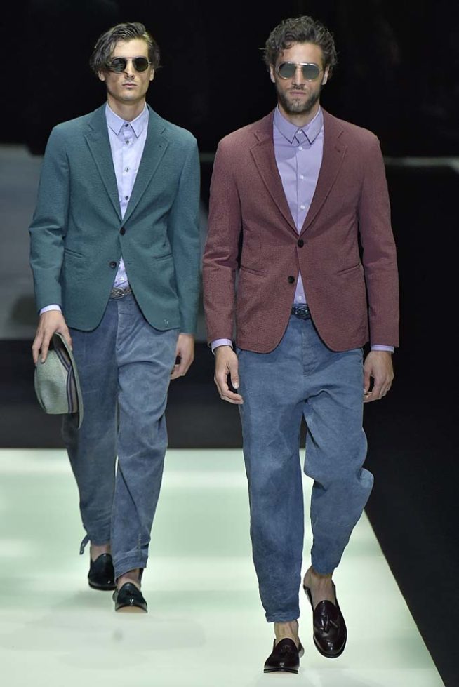 Giorgio Armani Milan Menswear Spring Summer 2018 Milan  June 2017