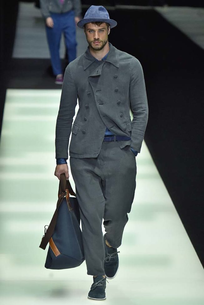 Giorgio Armani Milan Menswear Spring Summer 2018 Milan  June 2017