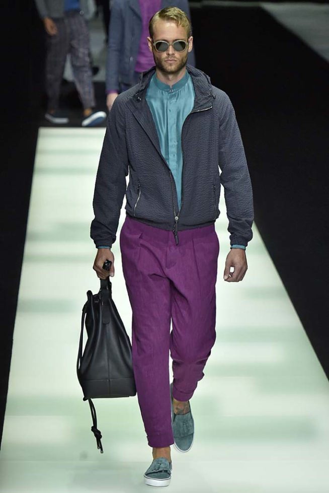 Giorgio Armani Milan Menswear Spring Summer 2018 Milan  June 2017