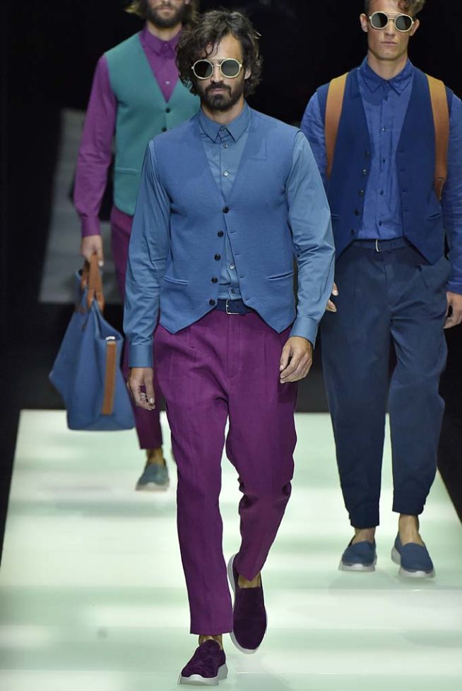 Giorgio Armani Milan Menswear Spring Summer 2018 Milan  June 2017