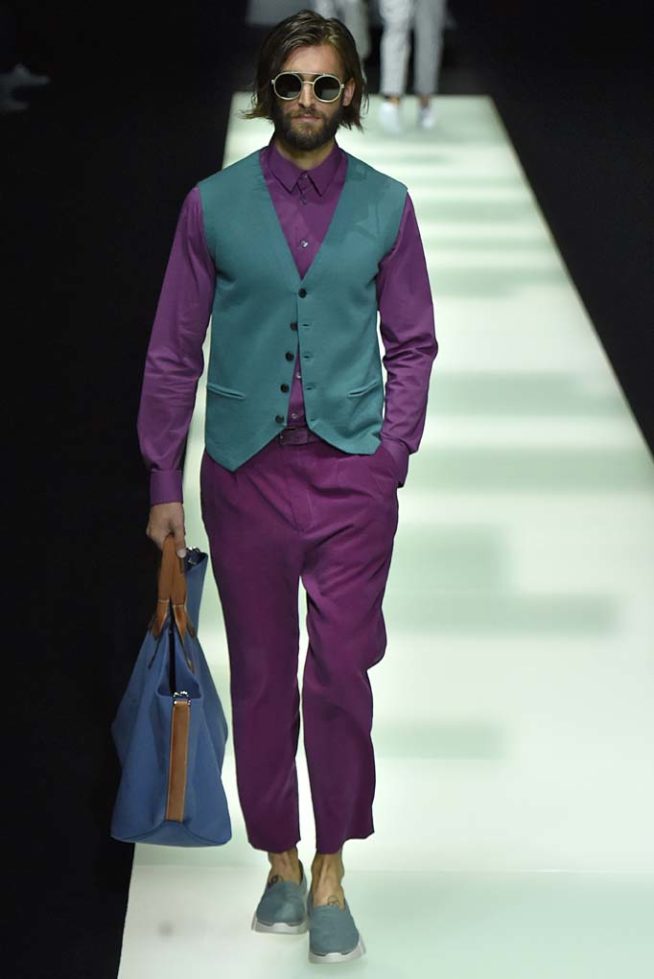 Giorgio Armani Milan Menswear Spring Summer 2018 Milan  June 2017