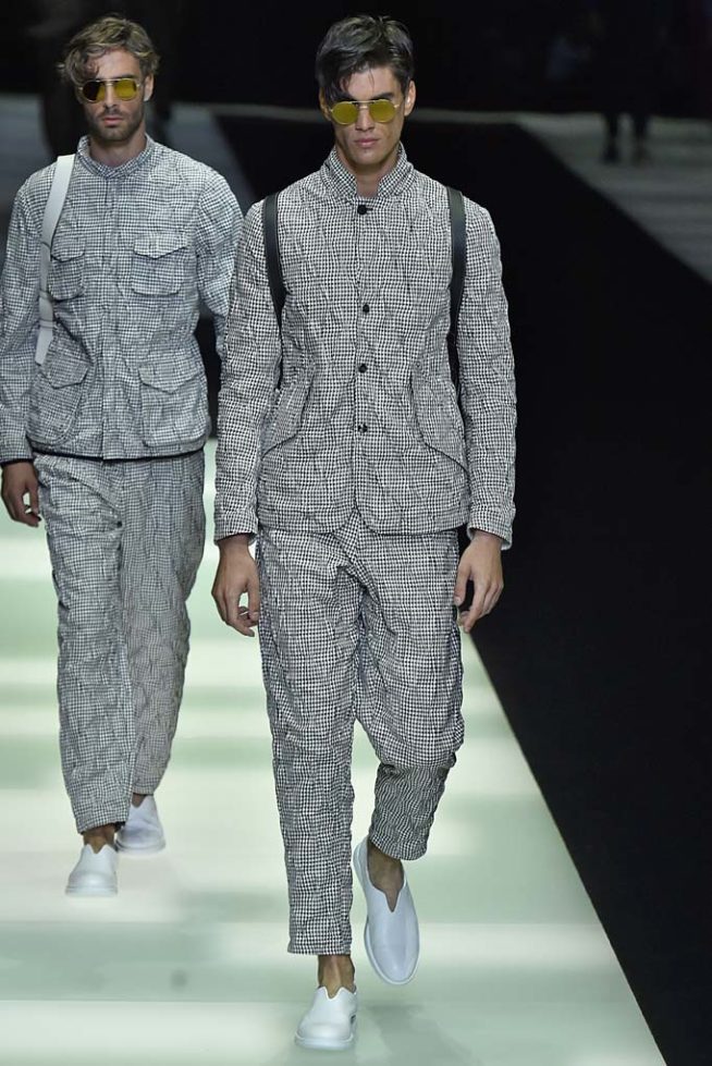 Giorgio Armani Milan Menswear Spring Summer 2018 Milan  June 2017
