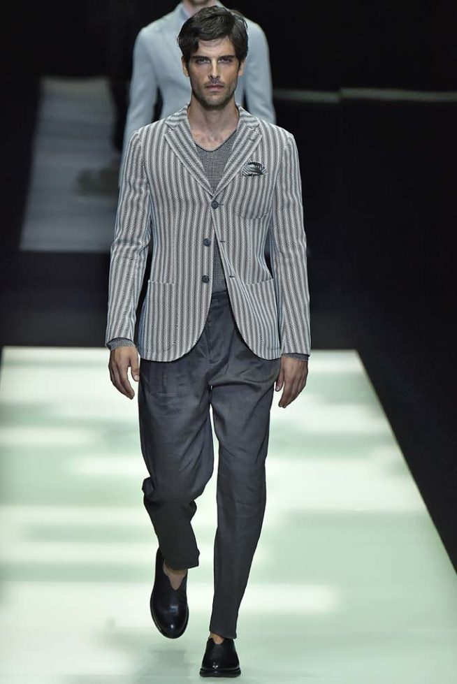Giorgio Armani Milan Menswear Spring Summer 2018 Milan  June 2017