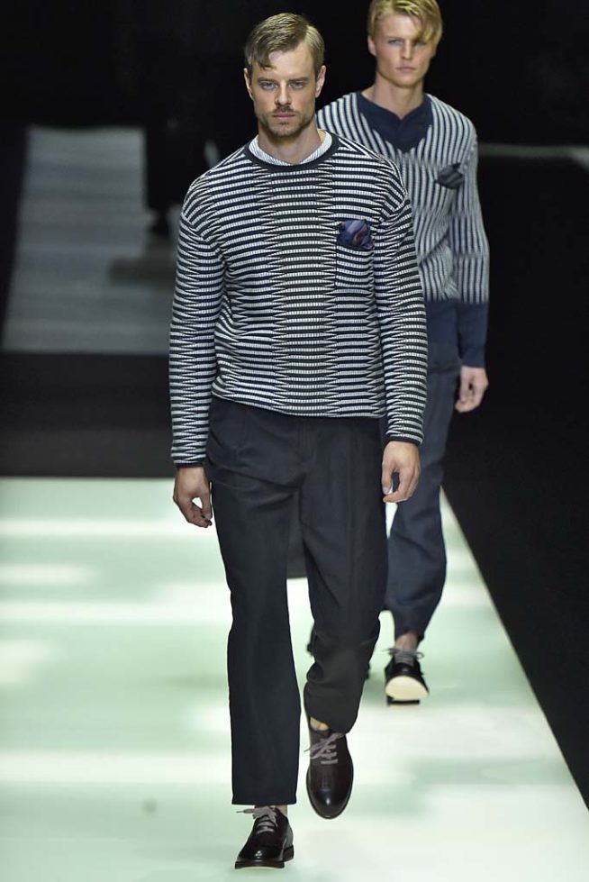 Giorgio Armani Milan Menswear Spring Summer 2018 Milan  June 2017