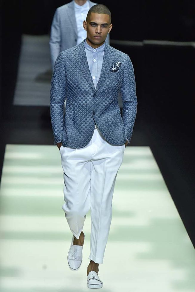 Giorgio Armani Milan Menswear Spring Summer 2018 Milan  June 2017