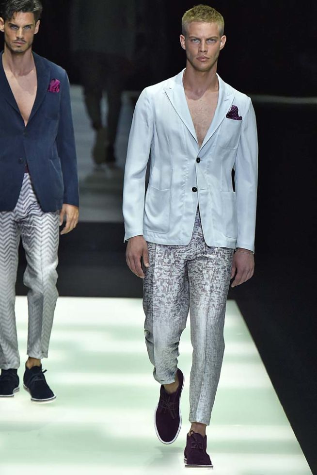 Giorgio Armani Milan Menswear Spring Summer 2018 Milan  June 2017